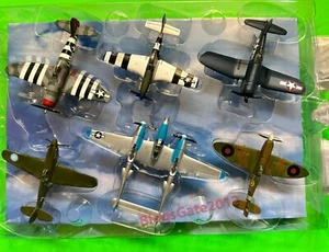 Rare Franklin Mint Armour Collection 1/100 WWII Fighter Planes Set of 6 Die Cast - Bild 1 von 6