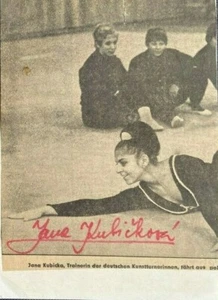 Jana Kubickova - Slowakei -  Olympia Silber 1964 u. 1968 - Turnen - Weltmeister - Bild 1 von 1