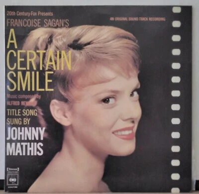 A CERTAIN SMILE Soundtrack A. NEWMAN, J. MATHIS 1989 CBS LALP 004 AUS REISSUE LP - Image 1 of 2