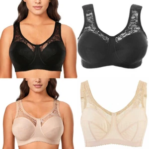 Women Bras Soft Intimate Sexy Breathable Lingerie Non-padded Brassiere Comfy Bra - Picture 1 of 12