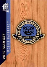 2019 Mobile BayBears Choice #NNO Header Logo Checklist - NM Baseball Card