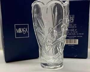 Mikasa Bridal Lily 5-Inch Bud Vase “Eyes” Style In Original Box - Picture 1 of 9