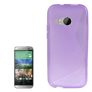 Handyhülle TPU Schutzhülle Case Cover für HTC One mini 2 Lila / Violett - Bild 1 von 4