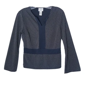 Camisa Loft Mujer Talla SP Marrón Negro Tostado Elastizada Manga Larga - Imagen 1 de 16