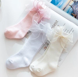 Toddler Knee high socks Kids Tube Socks Baby socks Toddler socks Princess socks - Picture 1 of 5