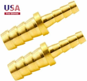 Schlauch Widerhaken Reduzierstück 1/2"x5/16" Verschraubung Spleißer Mender Union Luft Wasser Kraftstoff 2 Stück - Bild 1 von 3