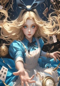 Alice In Wonderland Poster Print Wall Art Home Decor - Picture 1 of 5