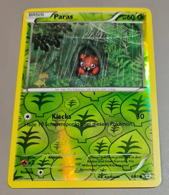 Paras # 6/83 Common Reverse Holo aus Generationen 2016 Pokemon DE N.Mint to Mint - Bild 1 von 3