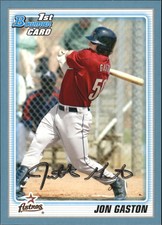 2010 Bowman Prospects Blue #BP8 Jon Gaston