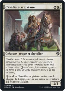 MTG Magic DMU FR FOIL - Argivian Cavalier/Argivianische Ritterin - Bild 1 von 1