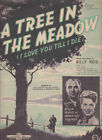 A TREE IN THE MEADOW Billy Reid / Dorothy Squires SHEET MUSIC  SirH70