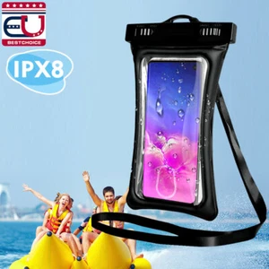 Funda impermeable flotante para teléfono bolsa seca funda para iPhone Samsung pantalla táctil - Imagen 1 de 10