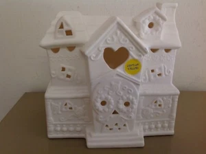 ArtMinds Blanco Cerámica Iluminada LED Casa Halloween Cambia Colores  - Imagen 1 de 8