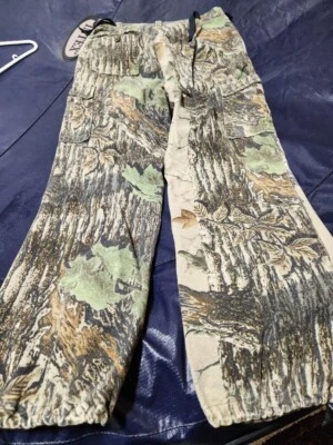 Camo hunting pants men's Medium Woolrich 100 percent cotton - Image 1 of 4