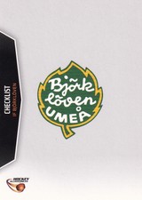 2013-14 City-Press HockeyAllsvenskan #HA-108 IF Bjorkloven Checklist