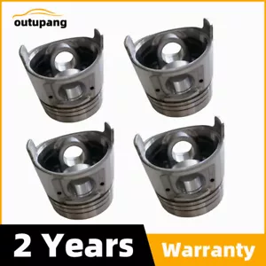 4 Pcs ENGINE PISTON 4945016 FOR CUMMINS B 3.3 QSB 3.3 ISB 3.3 - Picture 1 of 5