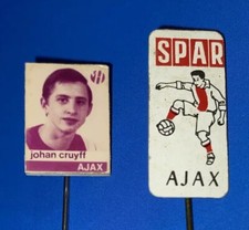 *Rare* 1965 Johan Cruijff Rookie Card / Pin - Panini Like - Cruyff - Van Houten