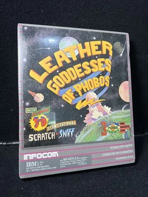 Infocom Leather Goddesses of Phobos 1986 IBM MS-DOS 2.0 5.25" Factory Sealed - Image 1 of 4