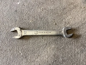 Vintage Suzuki 10mm 12mm Double Open End Wrench Japan 77 78 1977 1978 - Bild 1 von 2