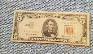 Five dollars Series 1963 - Picture 1 of 2
