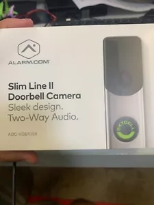 Alarm.com Slim Line II Doorbell Camera ADC-VDB105X - Picture 1 of 4