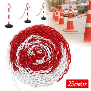 Kunststoffkette Absperrkette 25M Regenablaufkette Plastikkette Warnkette Kette - Bild 1 von 13