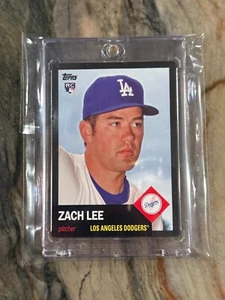 2016 Topps Archives Black Zach Lee Rookie Auto 1/1 Dodgers - Picture 1 of 2