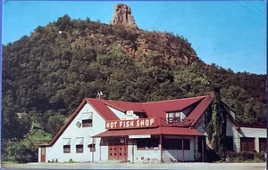 Winona MN “ The Hot Fish Shop “ Restaurant Postcard - Picture 1 of 2