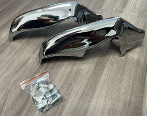 Free Shipping 1963 Impala Bel Air Biscayne Rear Bumper Guards CHROME Pair - Picture 1 of 5