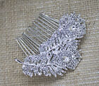 Vintage hair comb bridal wedding crystal rhinestone hair accessories 4879