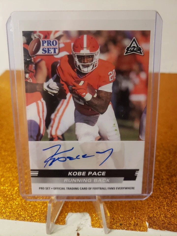 2022 Leaf Pro Set Football #PSA-KP1 Kobe Pace AUTO ROOKIE CARD RC - Image 1 of 2