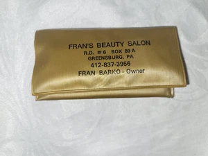 Fran Barko Greensburg PA Manicure Comb Mirror Pocket Purse Grooming Kit Unused - Picture 1 of 10
