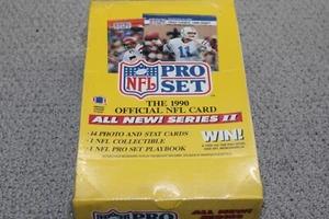 Juego profesional de fútbol americano serie 2 1990 caja de hobby sellada 36 paquetes BUSQUE EMMITT RC - Imagen 1 de 1