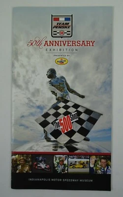 Team Penske 50th Anniversary Exhibition Book Indianapolis Motor Speedway Museum  - Image 1 of 4
