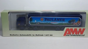 🚛AWM 5511.2 MAN F90 Sattelzug Paulaner Weißbier  1/87 (25/48)🚛 - Picture 1 of 1