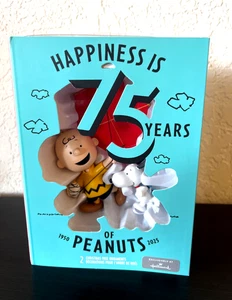Juego de 2 adornos HALLMARK Peanuts 75 aniversario Charlie Brown & Snoopy NUEVO - Imagen 1 de 8