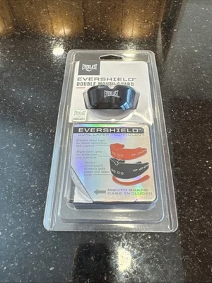 Nuevo Protector Bucal Doble Everlast Evershield Negro Boxeo y MMA Modelo: 1400007 Foto 1 de 4