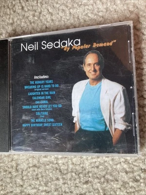 Neil Sedaka By Popular Demand (Greatest Hits) CD WITH BOOKLET (Hard To Find) Foto 1 de 4