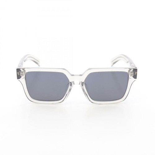 Occhiali da sole Prada abbigliamento plastica donna nero trasparente usati