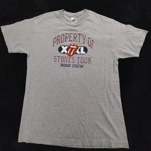 Vintage Rolling Stones T-Shirt Large grau (ROAD CREW) #B89 - Bild 1 von 6
