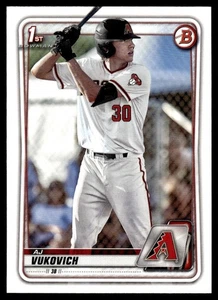 2020 Bowman Draft AJ Vukovich Arizona Diamondbacks #BD-150 - Picture 1 of 2