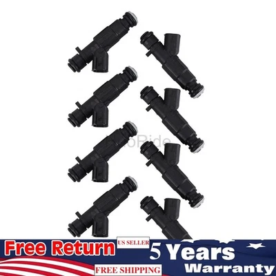 Fuel Injectors 8-Pack Fits 2000-05 Cadillac Deville Eldorado Seville 0280155923 - Image 1 of 4