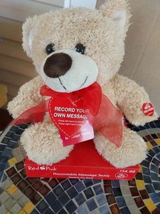 Recordable Message Teddy Bear New From CVS WORKS - Picture 1 of 3