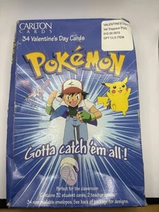 NUEVO Pokémon Día de San Valentín Vintage 1995 34 Cartas Total Nintendo Carlton Nuevo de Lote Antiguo - Imagen 1 de 5