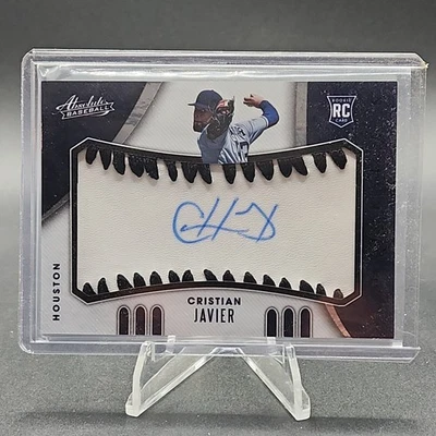 2021 Absolute Baseball Cristian Javier Auto 06/60 Baseball Rc - Image 1 of 2