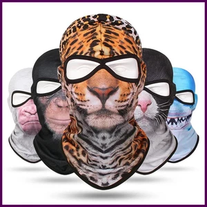 Cappello 3D gatto cane simpatico animale passamontagna motocross sci snowboard - Foto 1 di 55