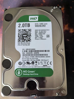 Western Digital Green 2TB,  3,5", 64MB Cache, 5400 RPM Intellipower - Bild 1 von 4