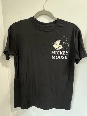 Micky Mouse &,Minnie Mouse Black Tshirt Woman’s Size Small, Forest & Bonfire - Image 1 of 4