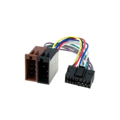 Cable adaptateur connecteur faisceau ISO pour autoradio JVC autoradio 16 pin - Photo 1/3