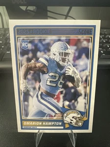 2025 Score Football Omarion Hampton #37 Base Rookie Card - Picture 1 of 2